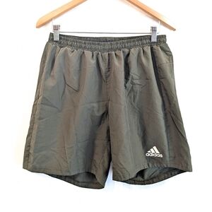 ADIDAS Climalite Men's Olive Athletic Running Shorts Size Large